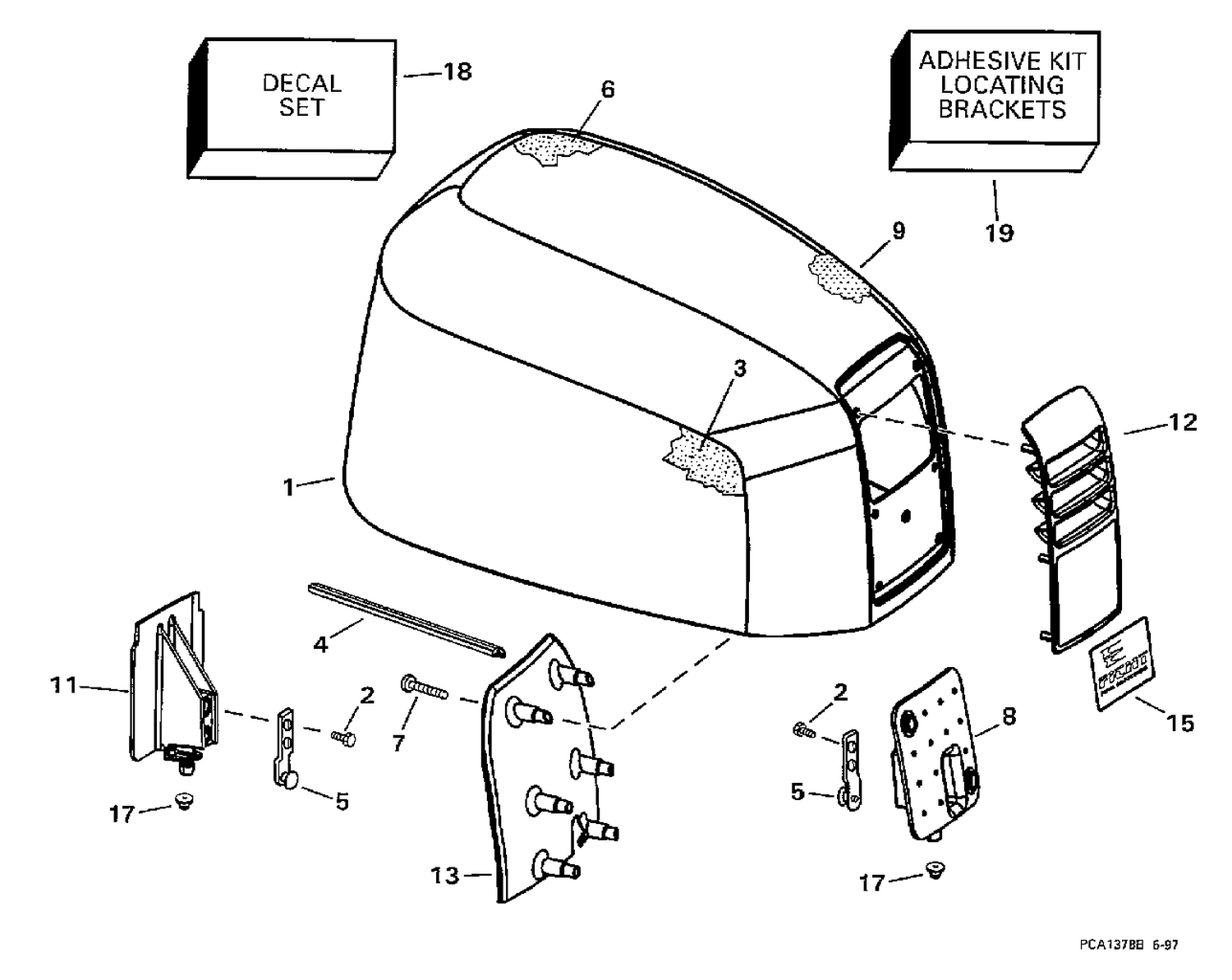 ENGINE COVER -- JOHNSON