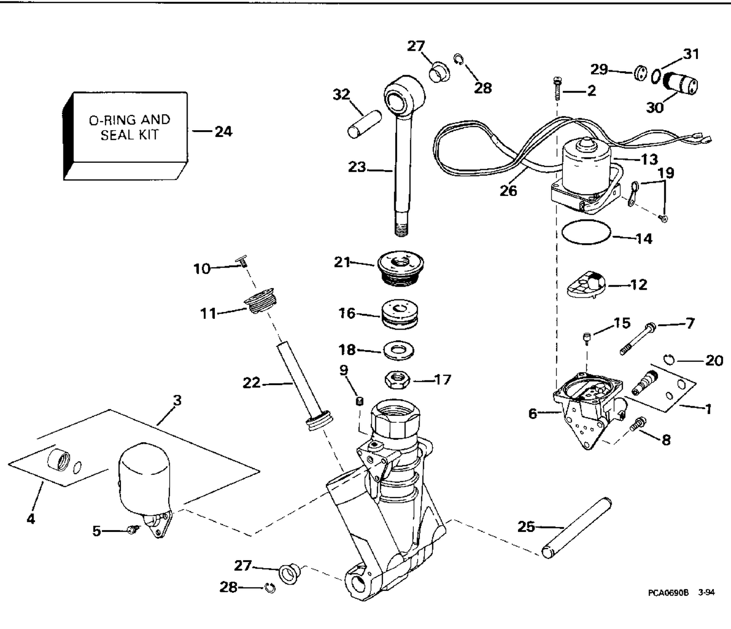 POWER TRIM/TILT HYDRAULIC ASSEMBLY