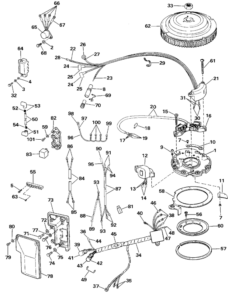 IGNITION SYSTEM - ELECTRIC START TE-TTL MODELS