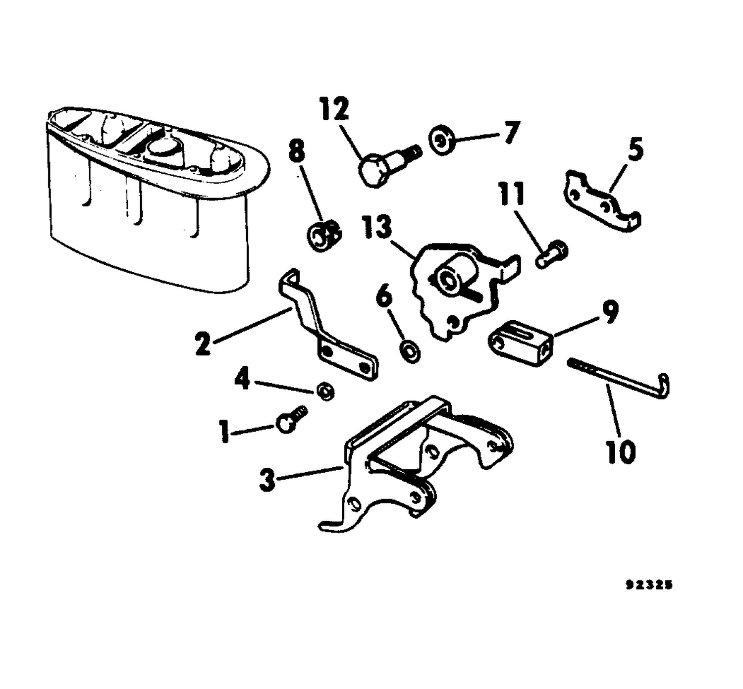 REVERSE THRUST KIT 9.9,15 LONG MODELS ONLY