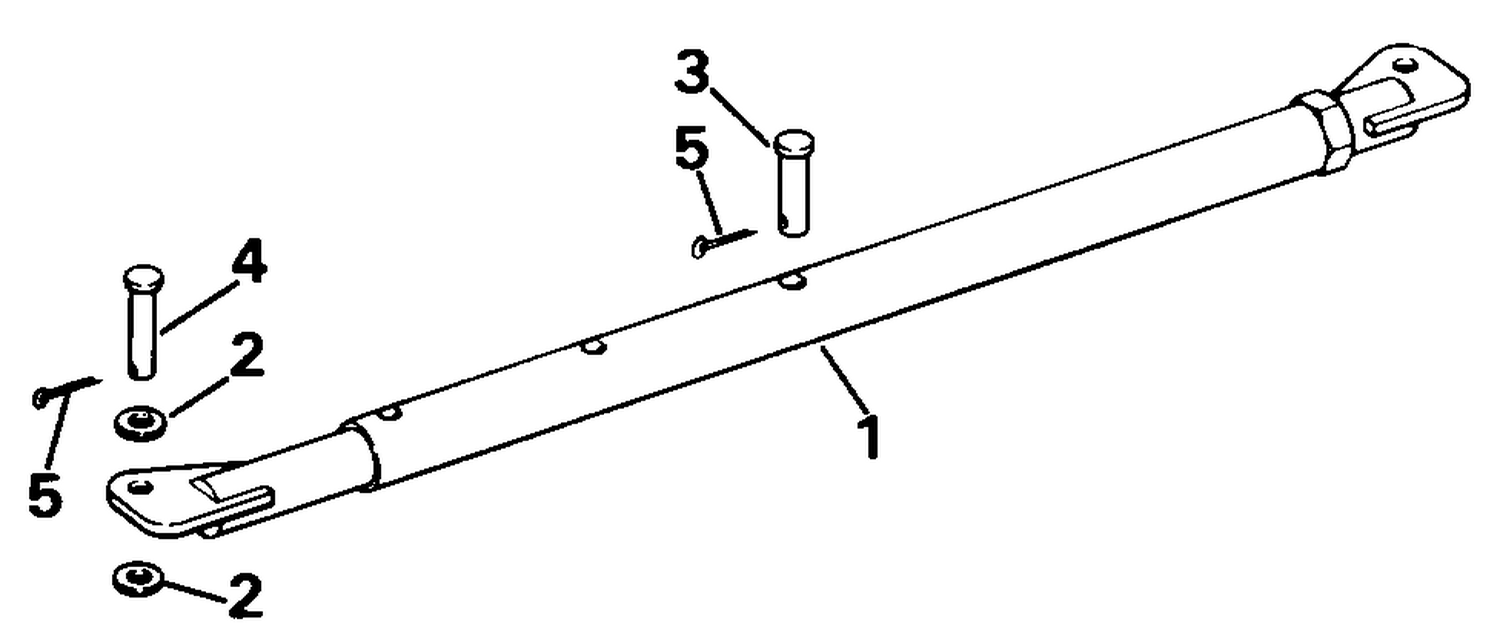 TIE BAR KIT - DUAL ENGINE