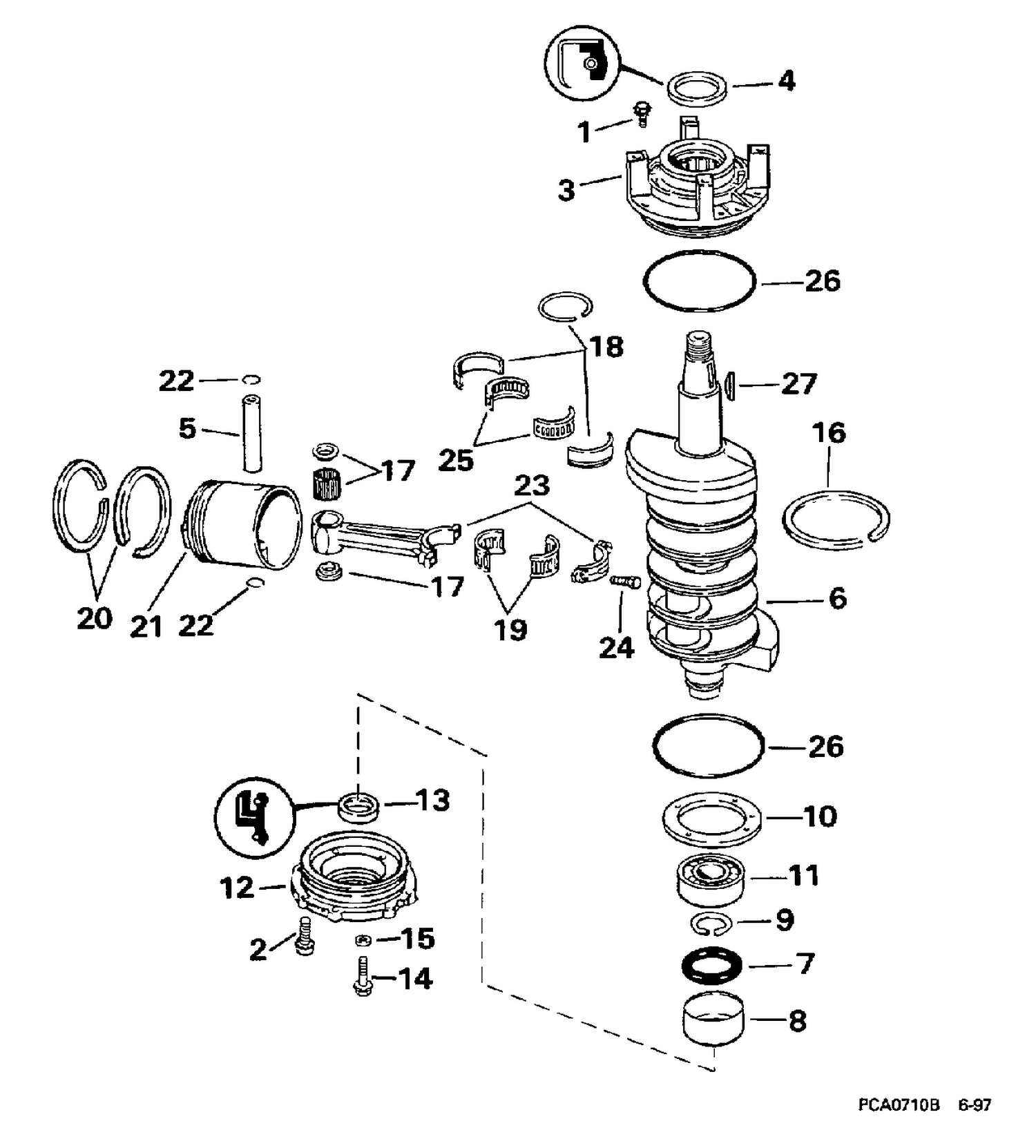 CRANKSHAFT & PISTON