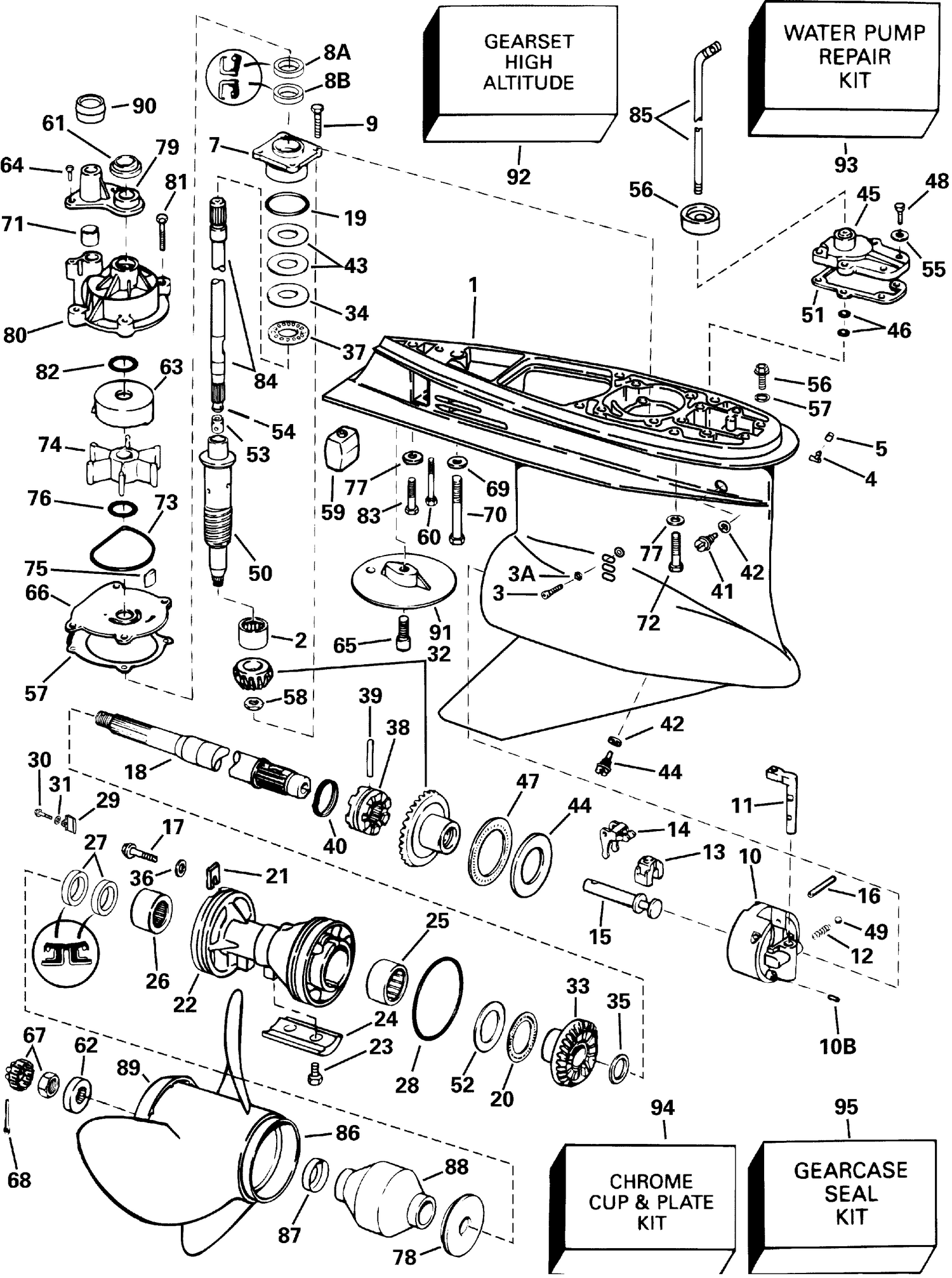 GEARCASE - STANDARD ROTATION - FH - FHL MODELS