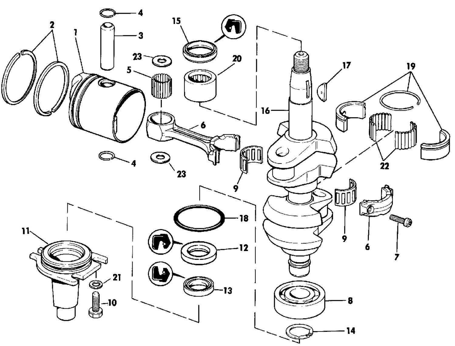 CRANKSHAFT & PISTON