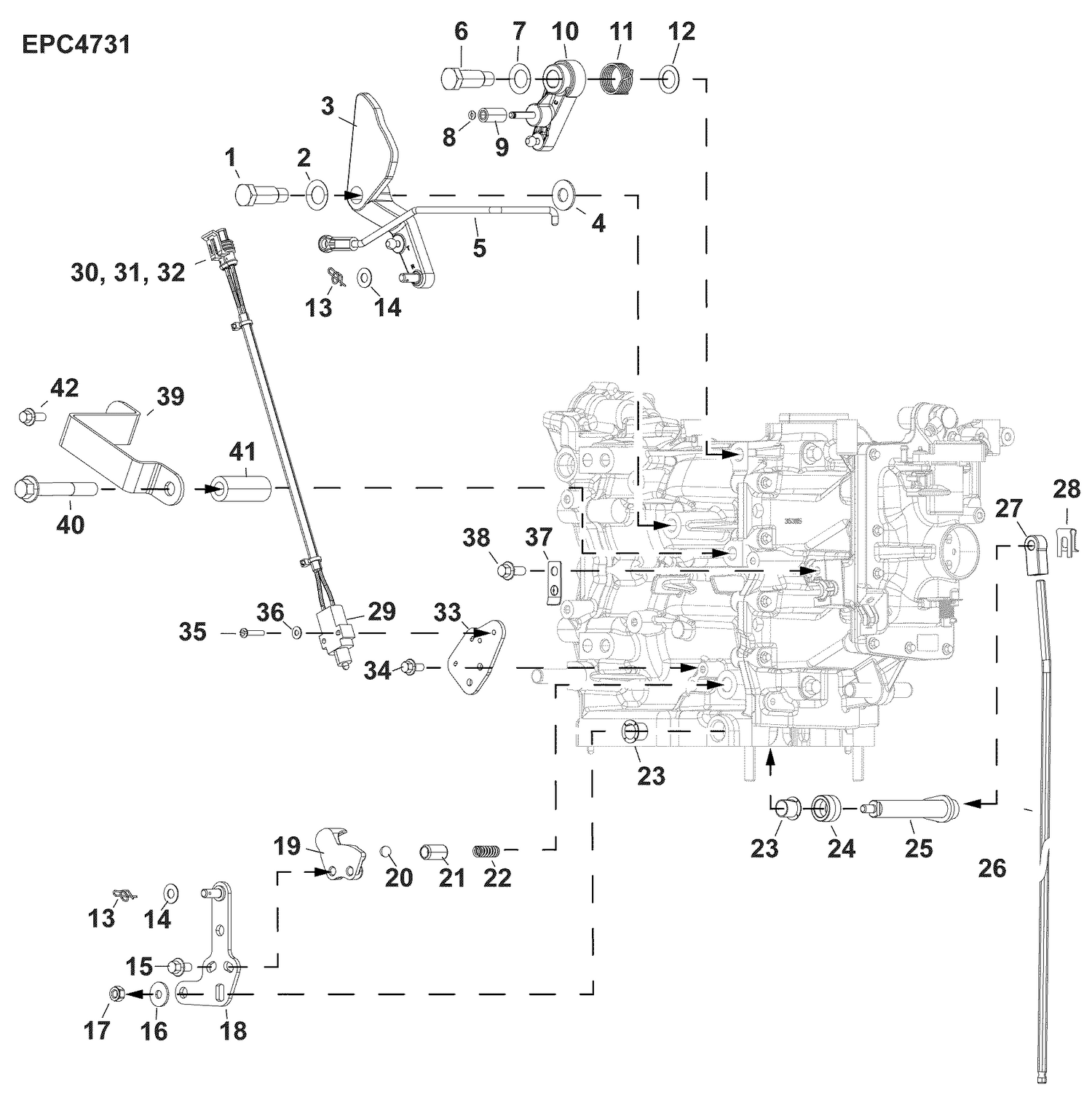 04-3_THROTTLE & SHIFT LINKAGE