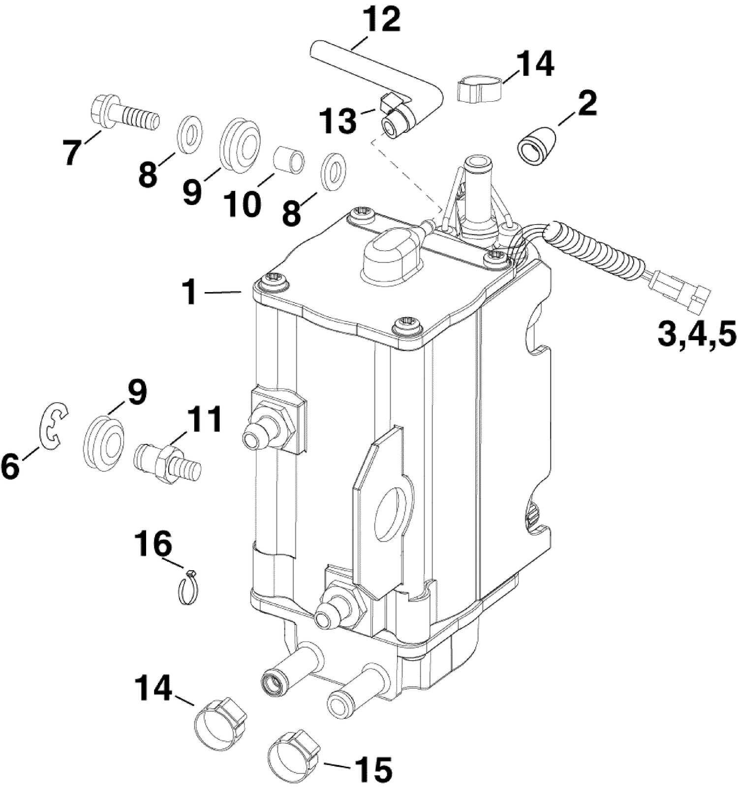 FUEL PUMP & VAPOR SEPARATOR
