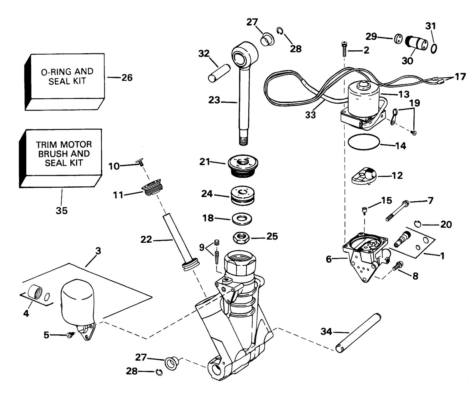 POWER TRIM/TILT HYDRAULIC ASSEMBLY