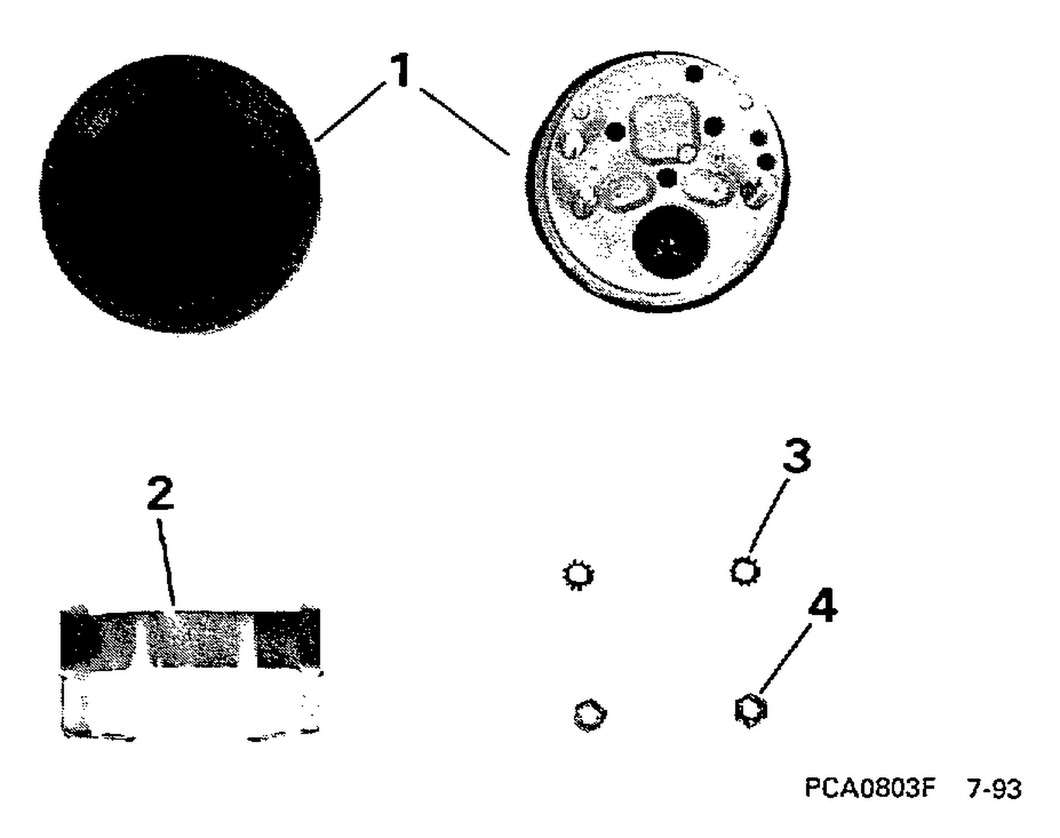 BEZEL ASSEMBLY - HOLE PLUG - 2 IN. GAUGE