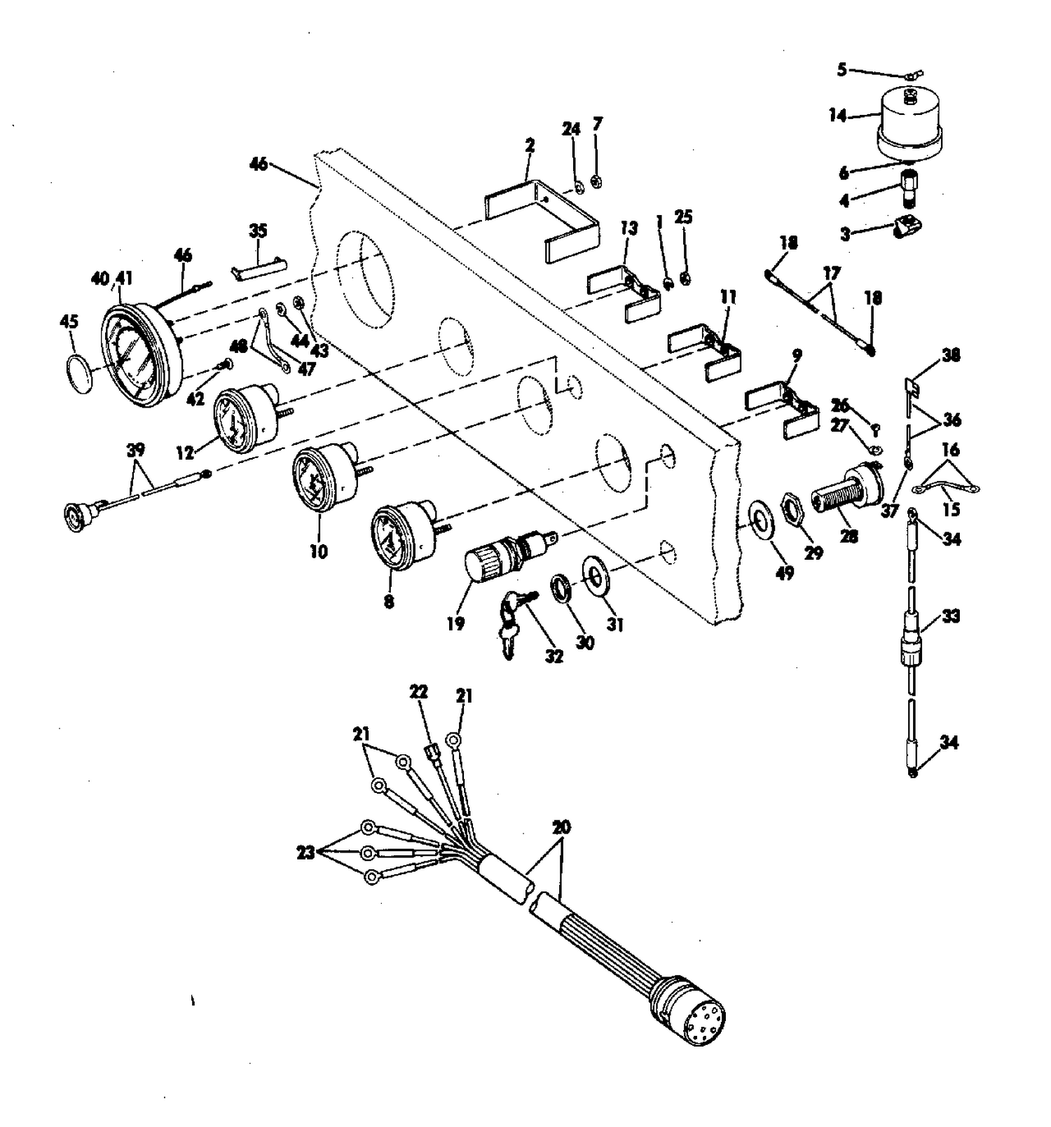 INSTRUMENT KIT ASSEMBLY RING BEZEL OPTIONAL ITEM - ALL MODEL