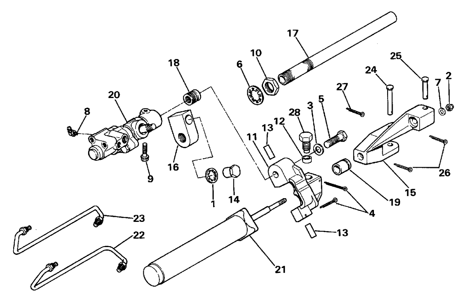 POWER STEERING CYLINDER
