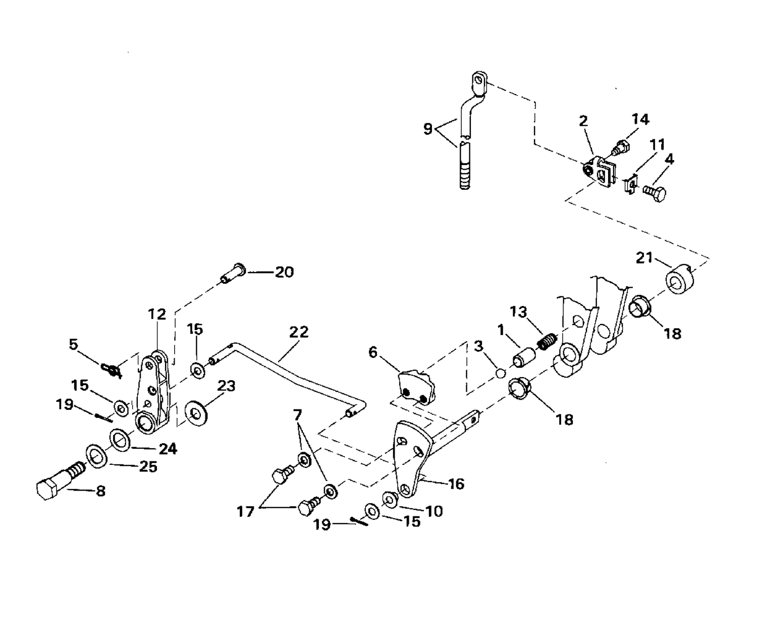 SHIFT & THROTTLE LINKAGE (CONTINUED)