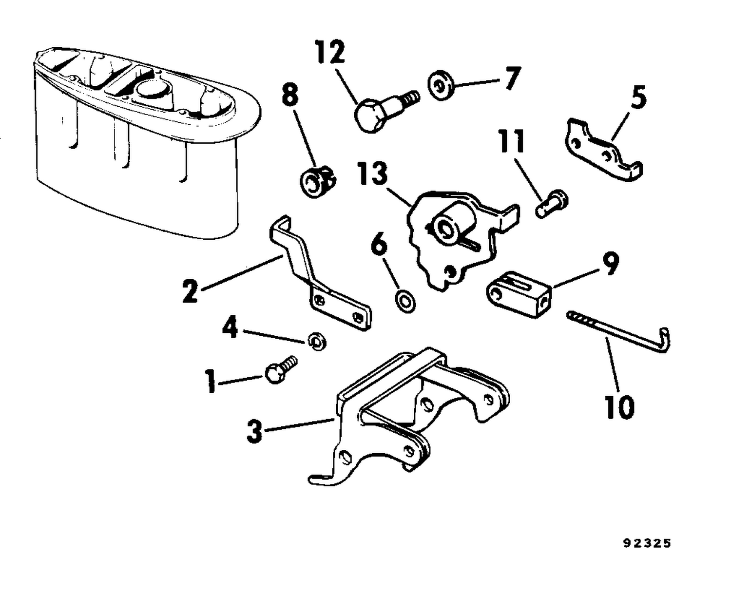 REVERSE THRUST KIT 9.9, 15 LONG MODELS ONLY