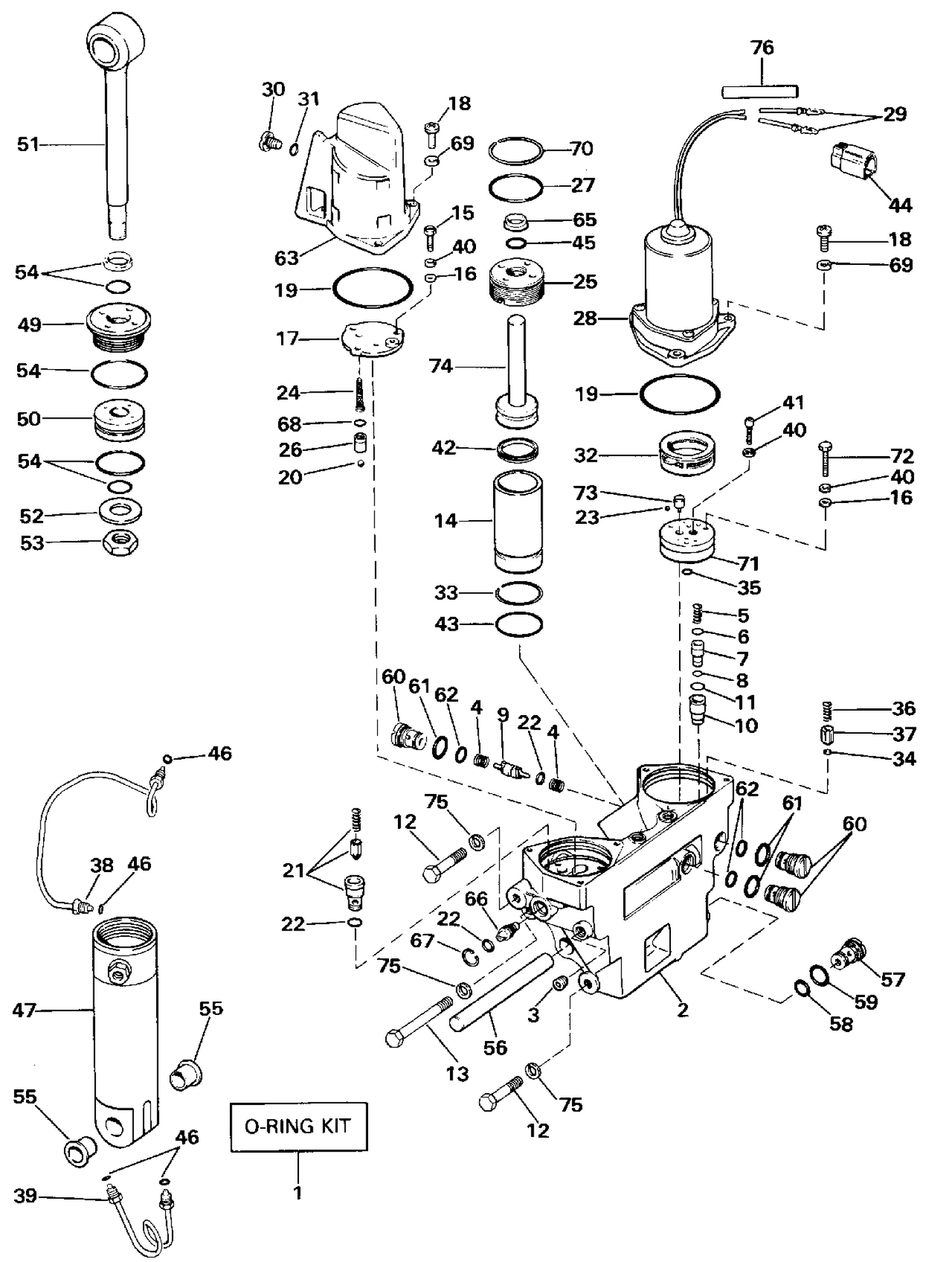 POWER TRIM/TILT HYDRAULIC ASSEMBLY