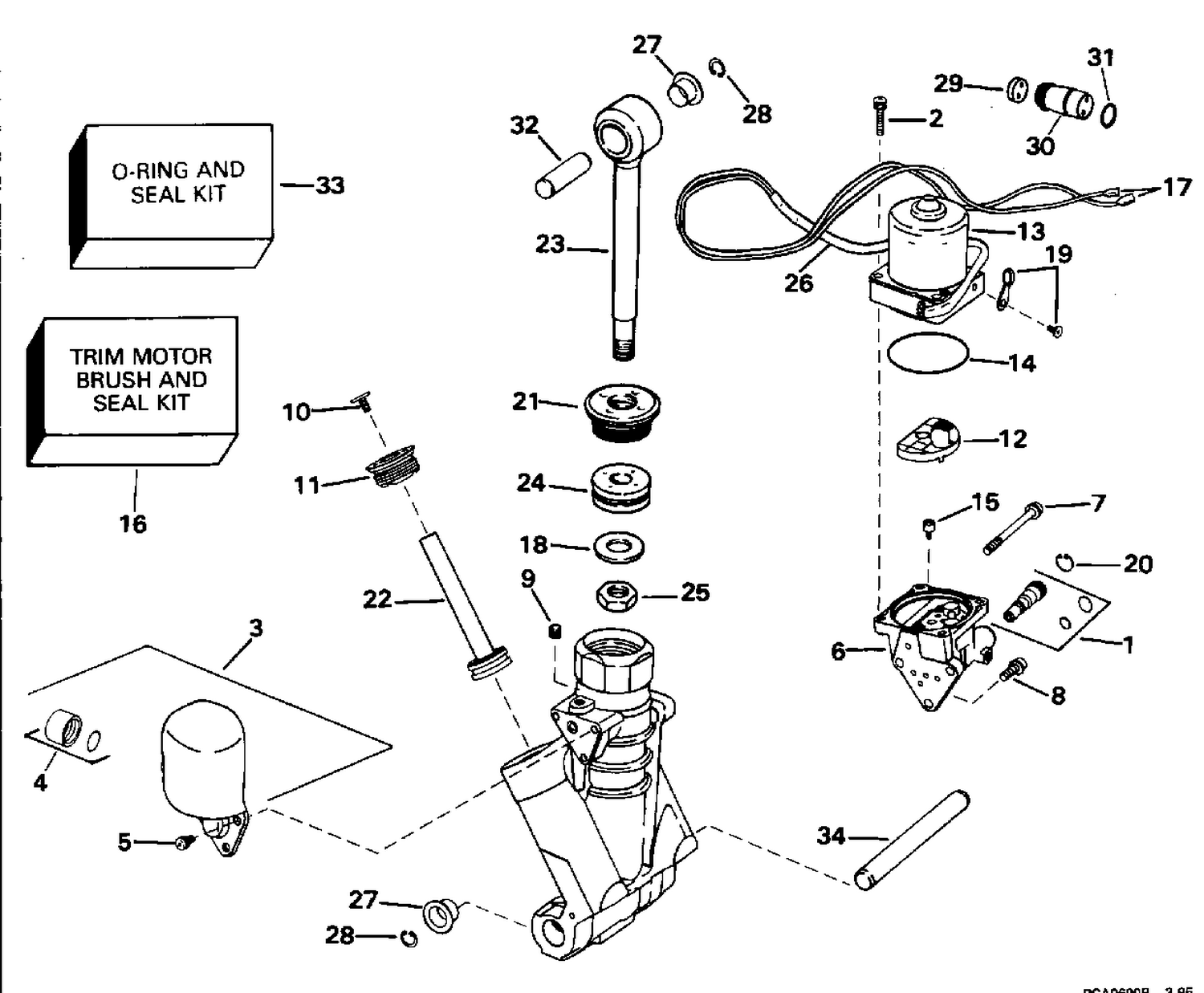 POWER TRIM/TILT HYDRAULIC ASSEMBLY