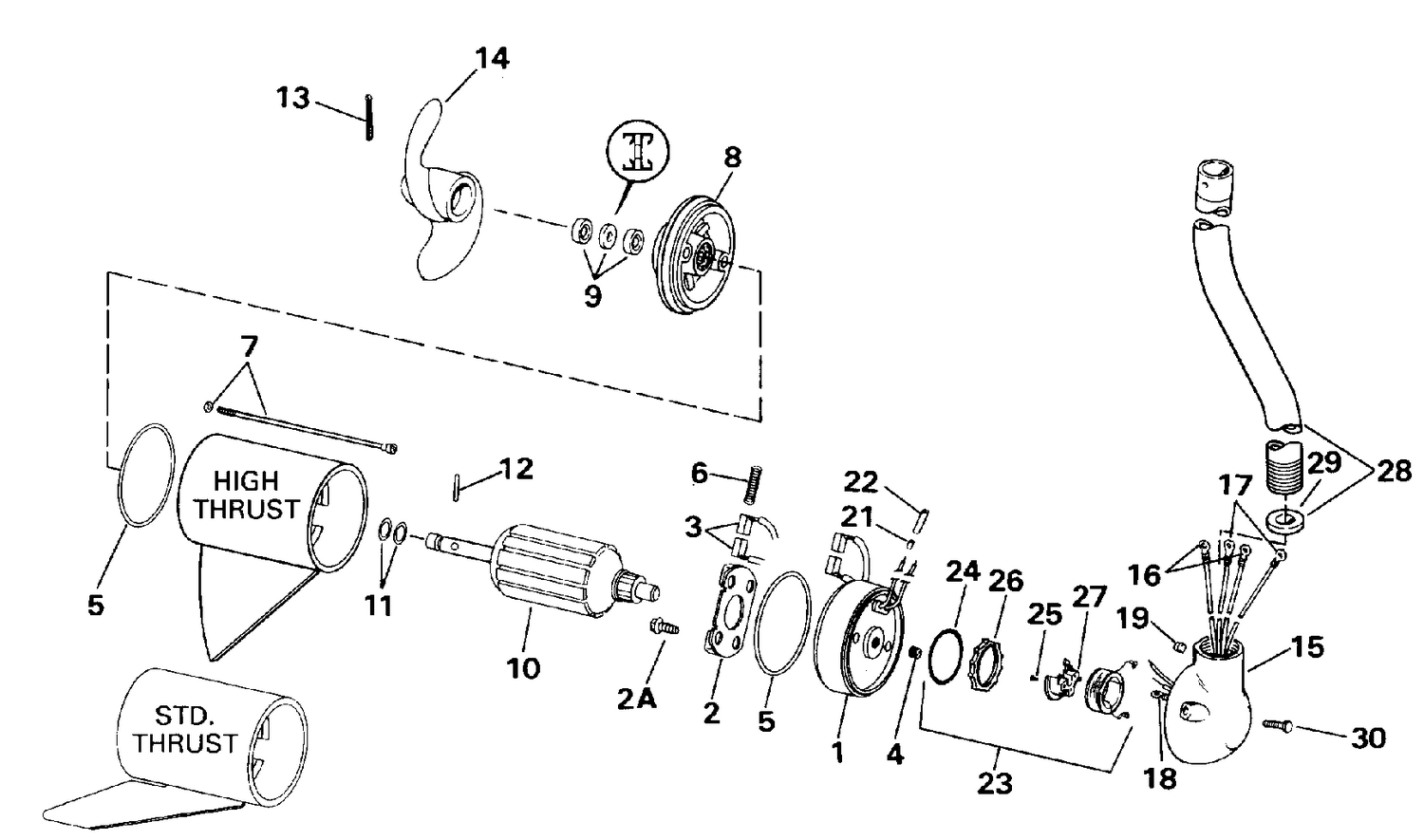 MOTOR AND ADAPTER GROUP / 24 VOLT