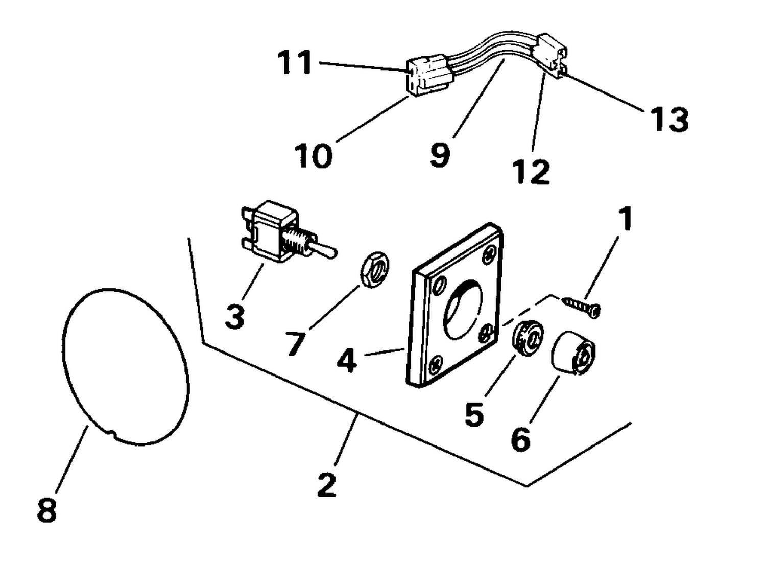 TRIM/TILT SWITCH CONVERSION KIT