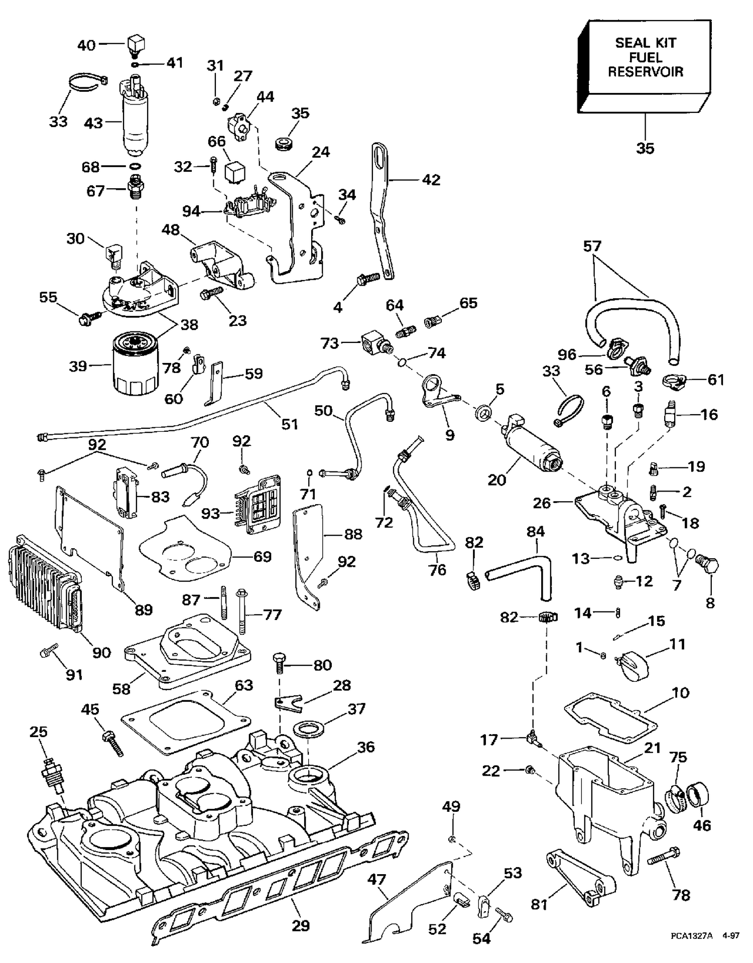 INTAKE MANIFOLD & FUEL SYSTEM - TBI MODELS