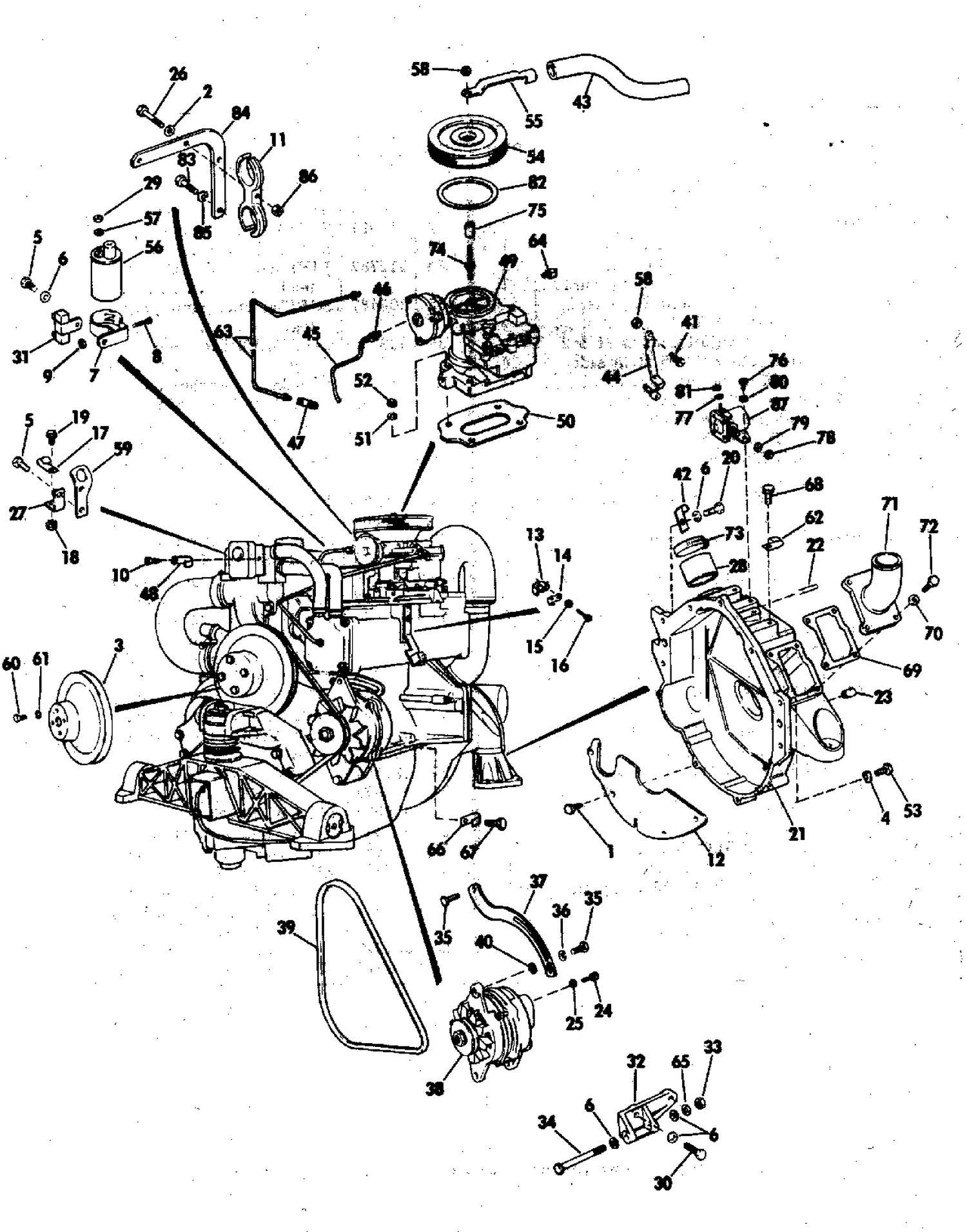 MISCELLANEOUS GROUP 120 HP STERN DRIVE