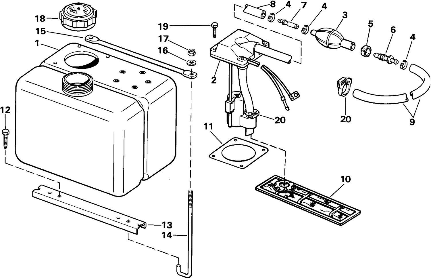VRO OIL TANK KIT-1.8 GALLON