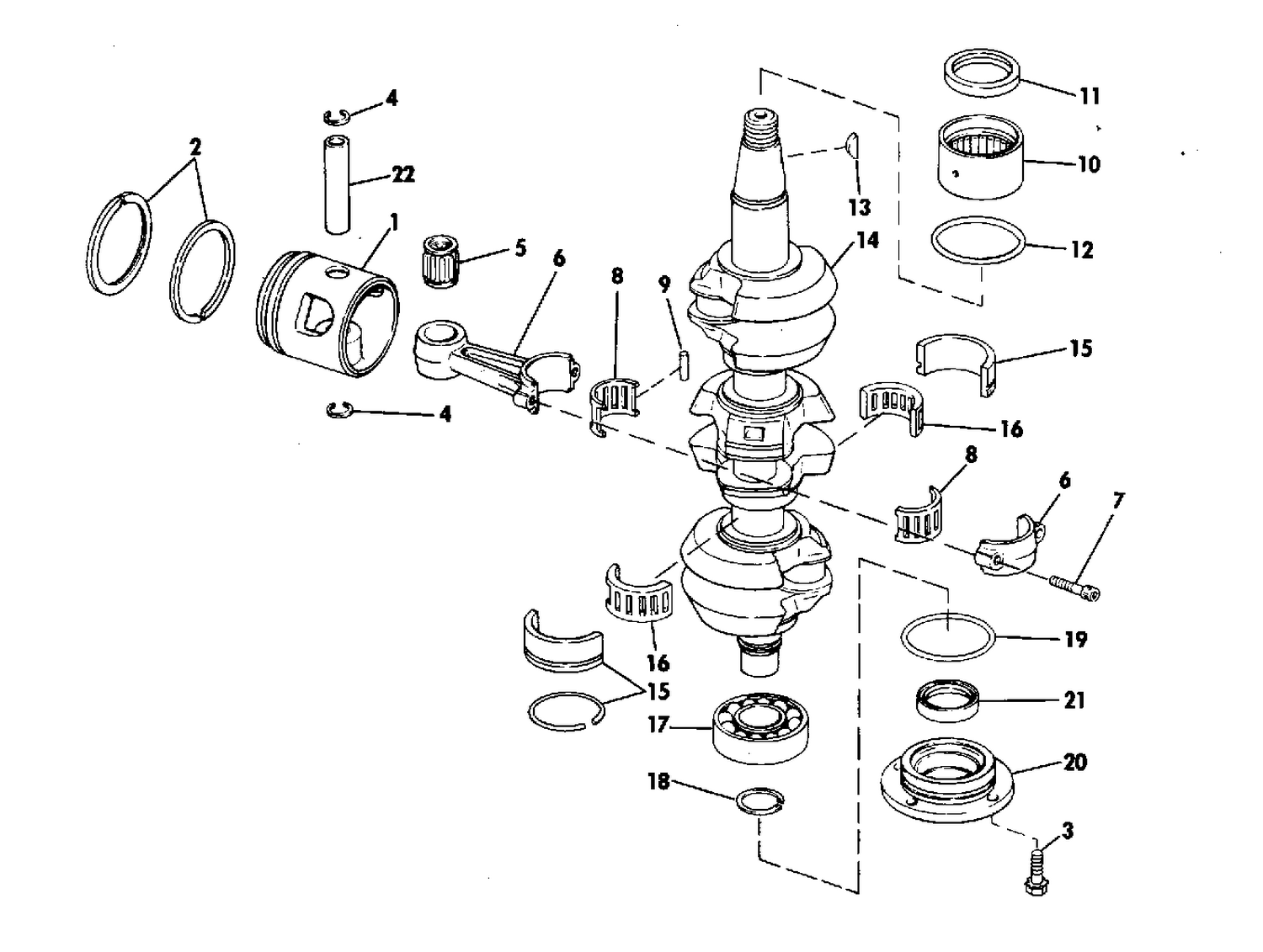 CRANKSHAFT & PISTON
