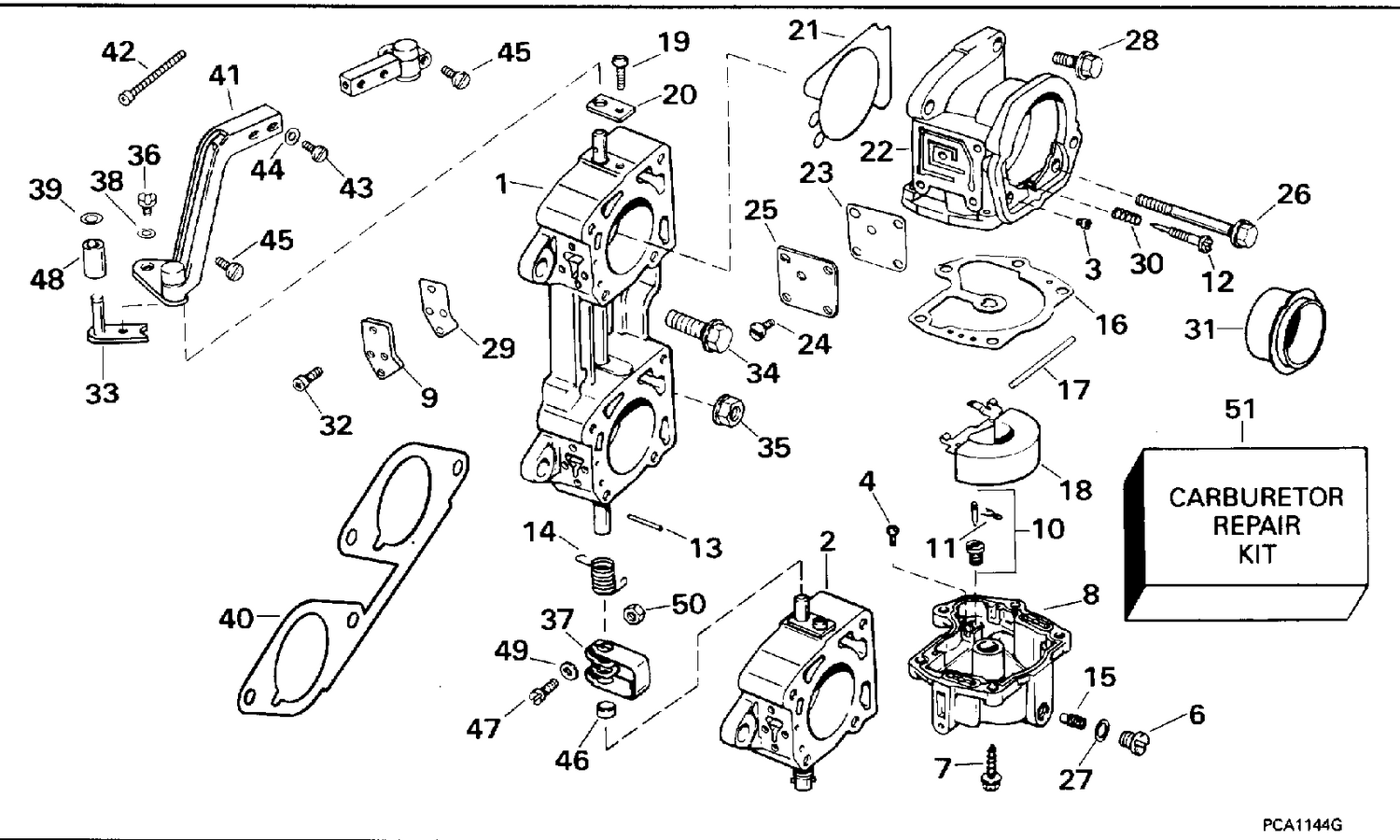 CARBURETOR & LINKAGE