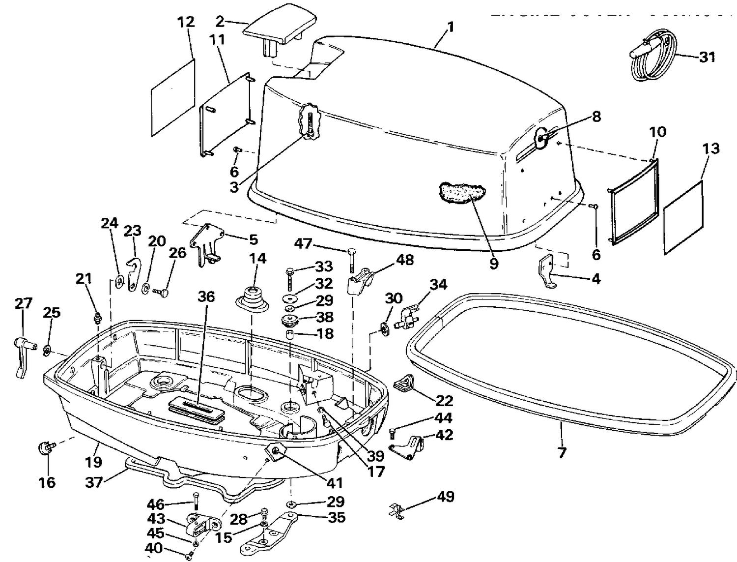 ENGINE COVER - JOHNSON