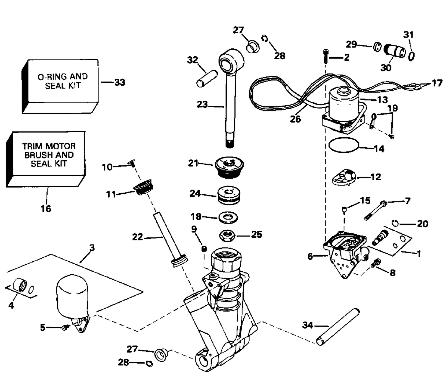 POWER TRIM/TILT HYDRAULIC ASSEMBLY