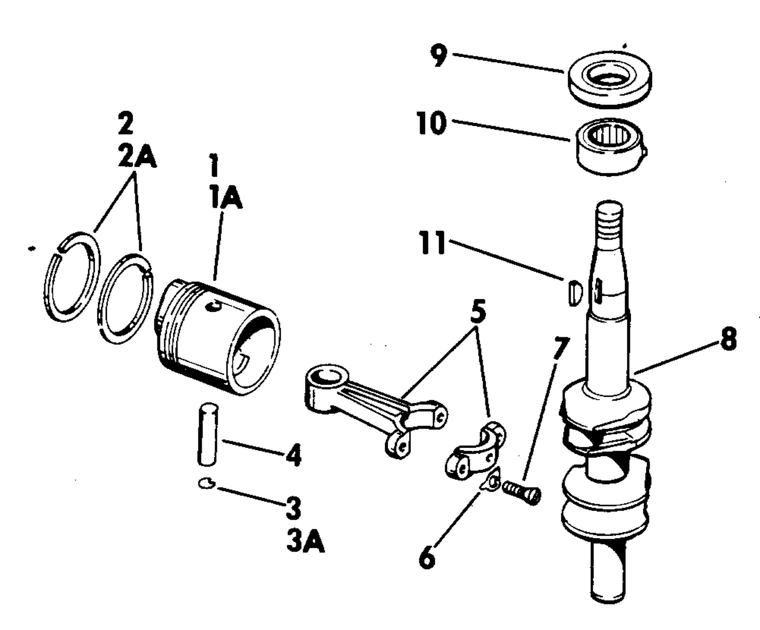 CRANKSHAFT & PISTON