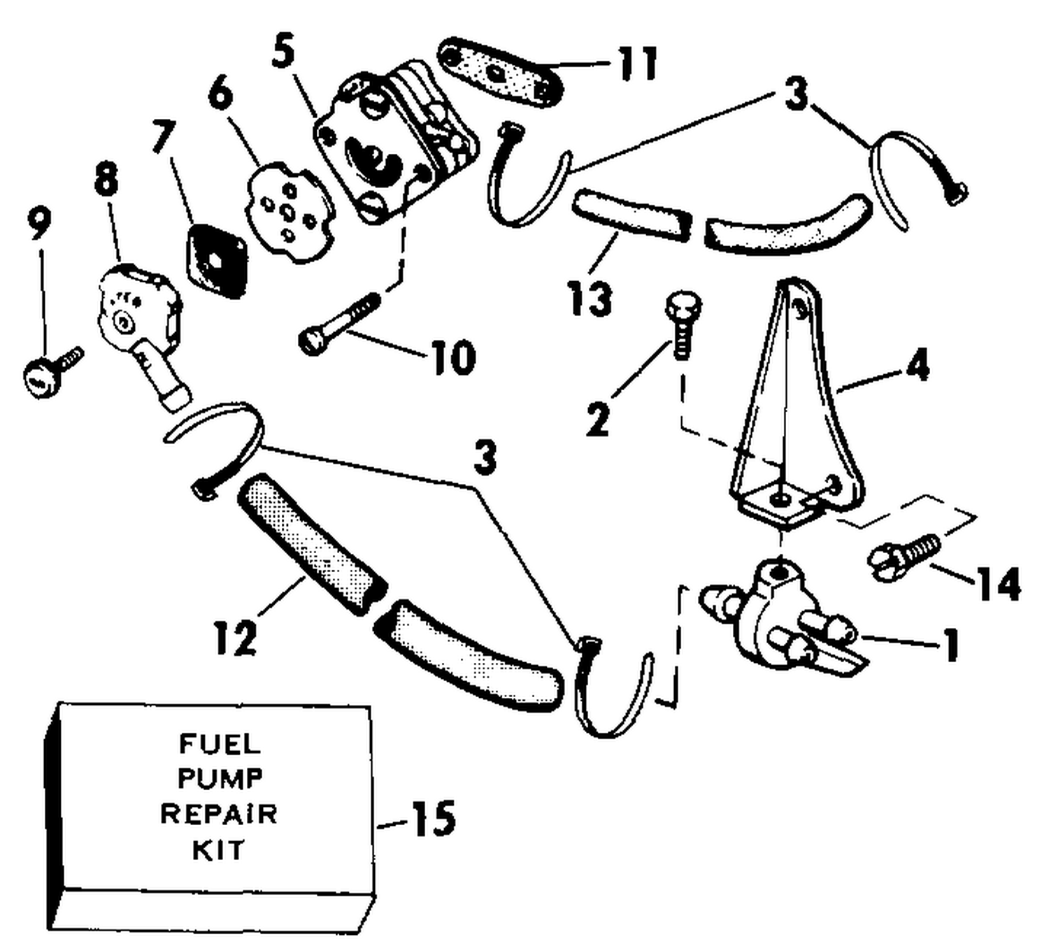 FUEL PUMP - BRH MODELS ONLY