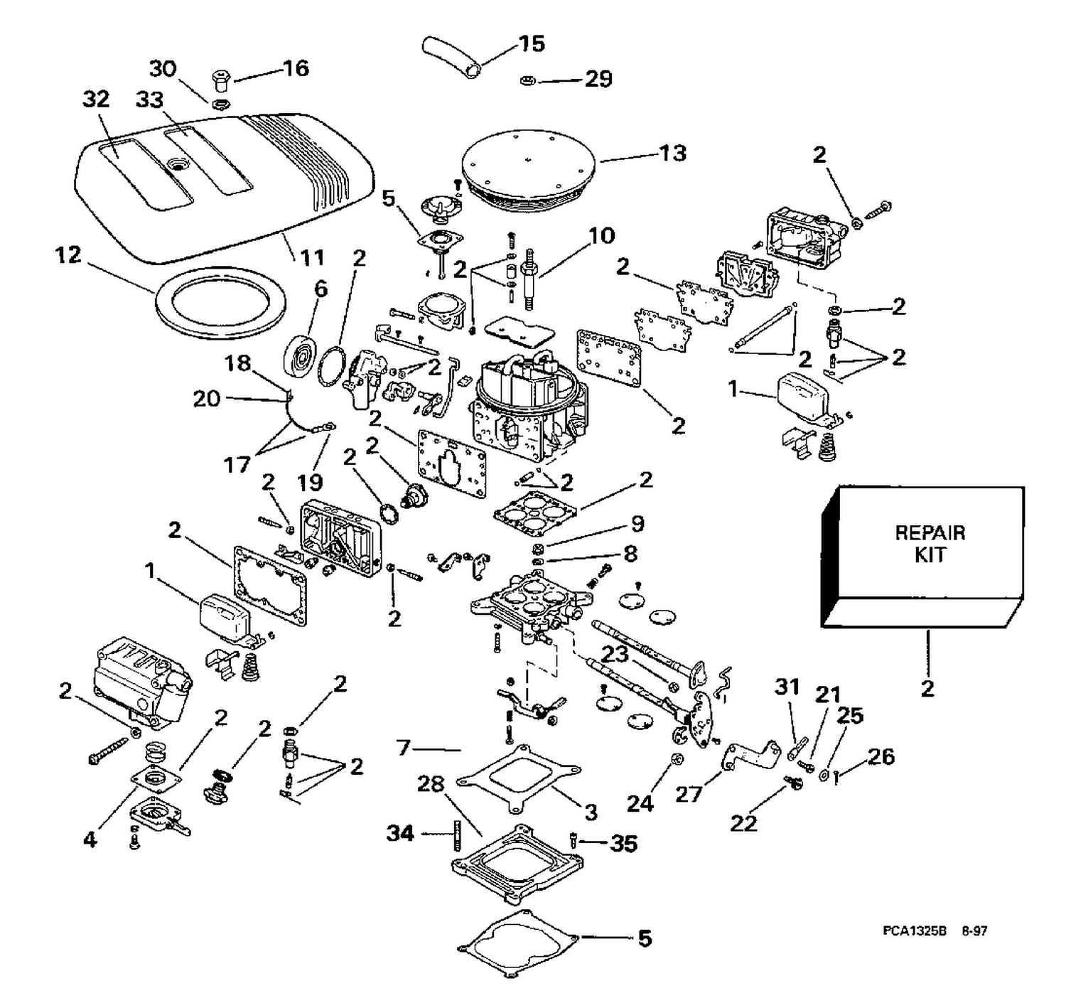 CARBURETOR -- 4V MODELS
