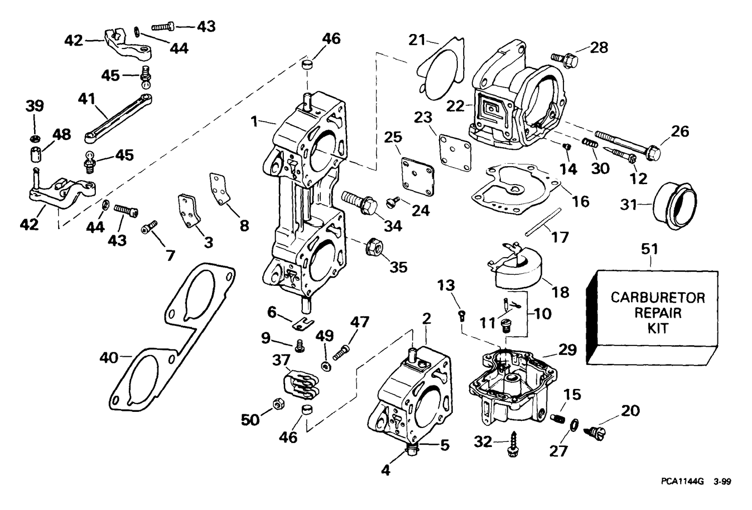 CARBURETOR & LINKAGE