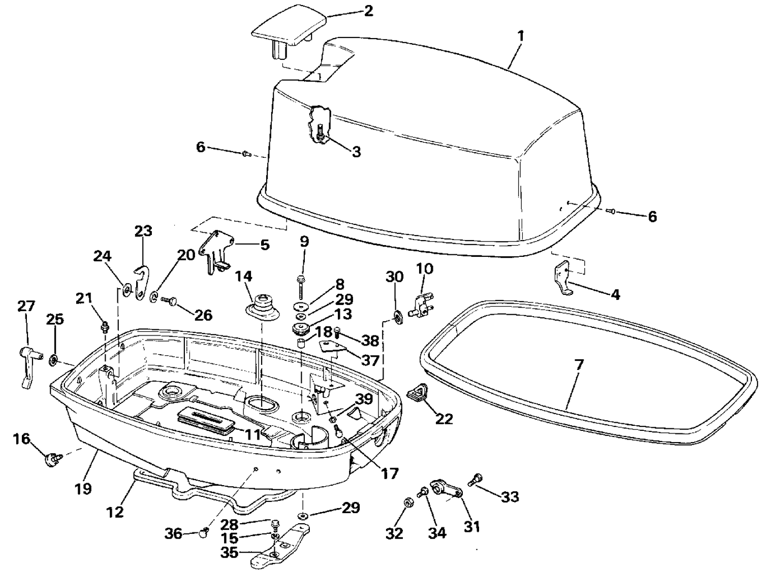 ENGINE COVER - JOHNSON