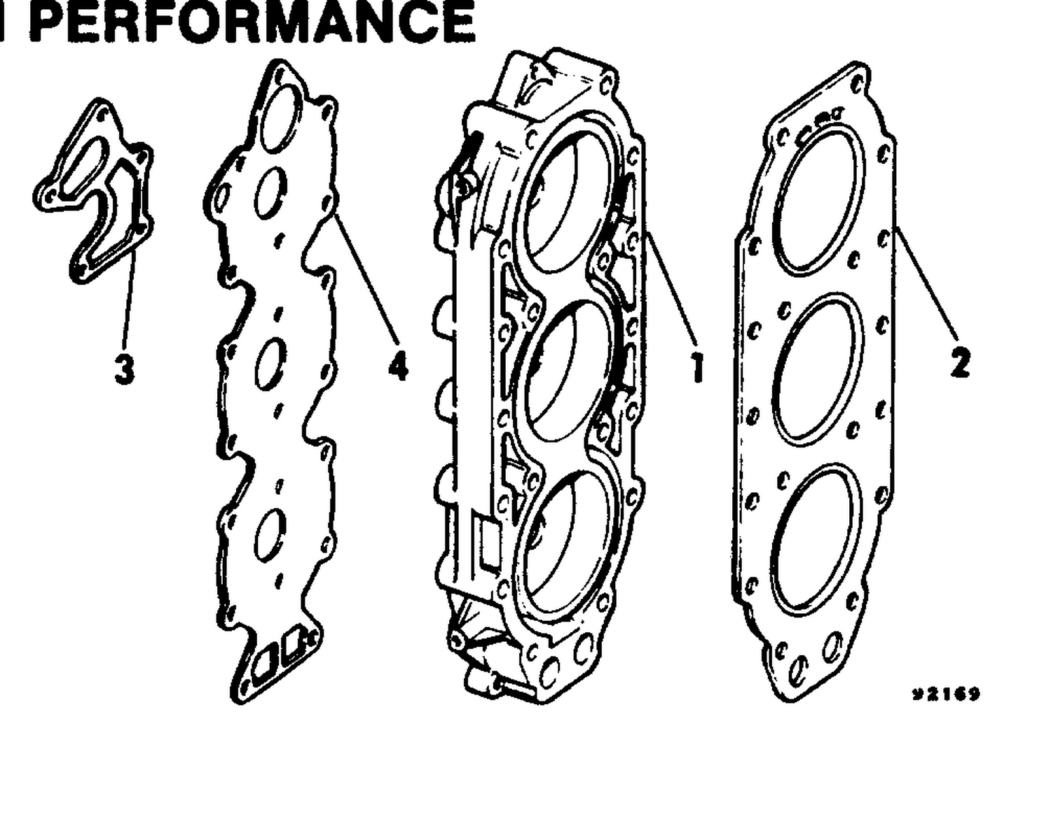 CYLINDER HEAD KIT-HIGH PERFORMANCE 75