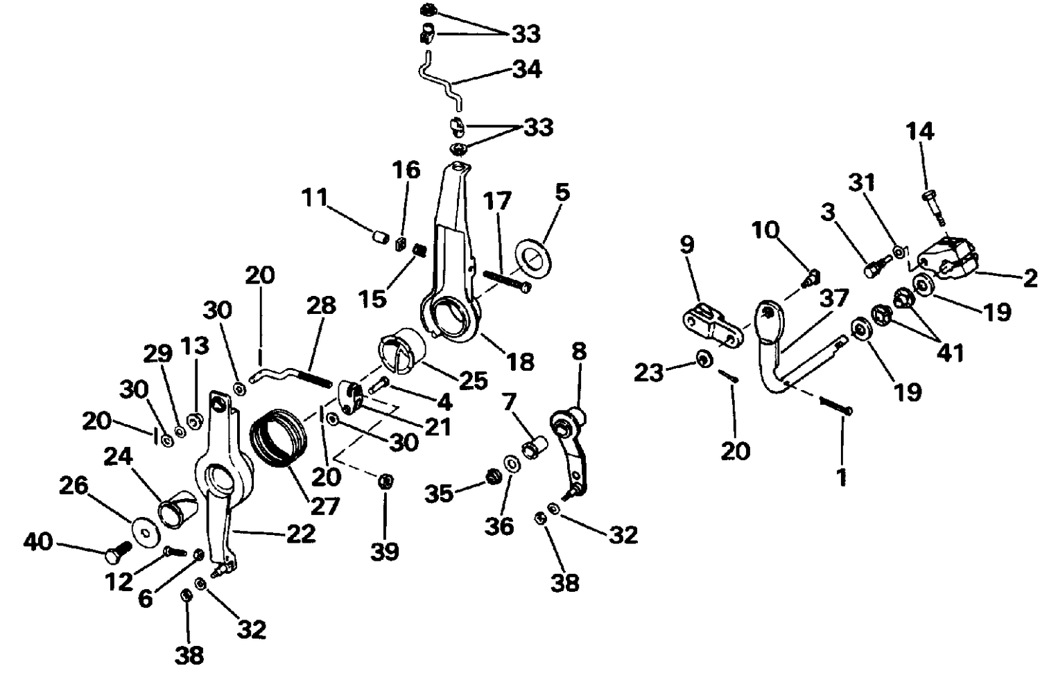THROTTLE & SHIFT LINKAGE