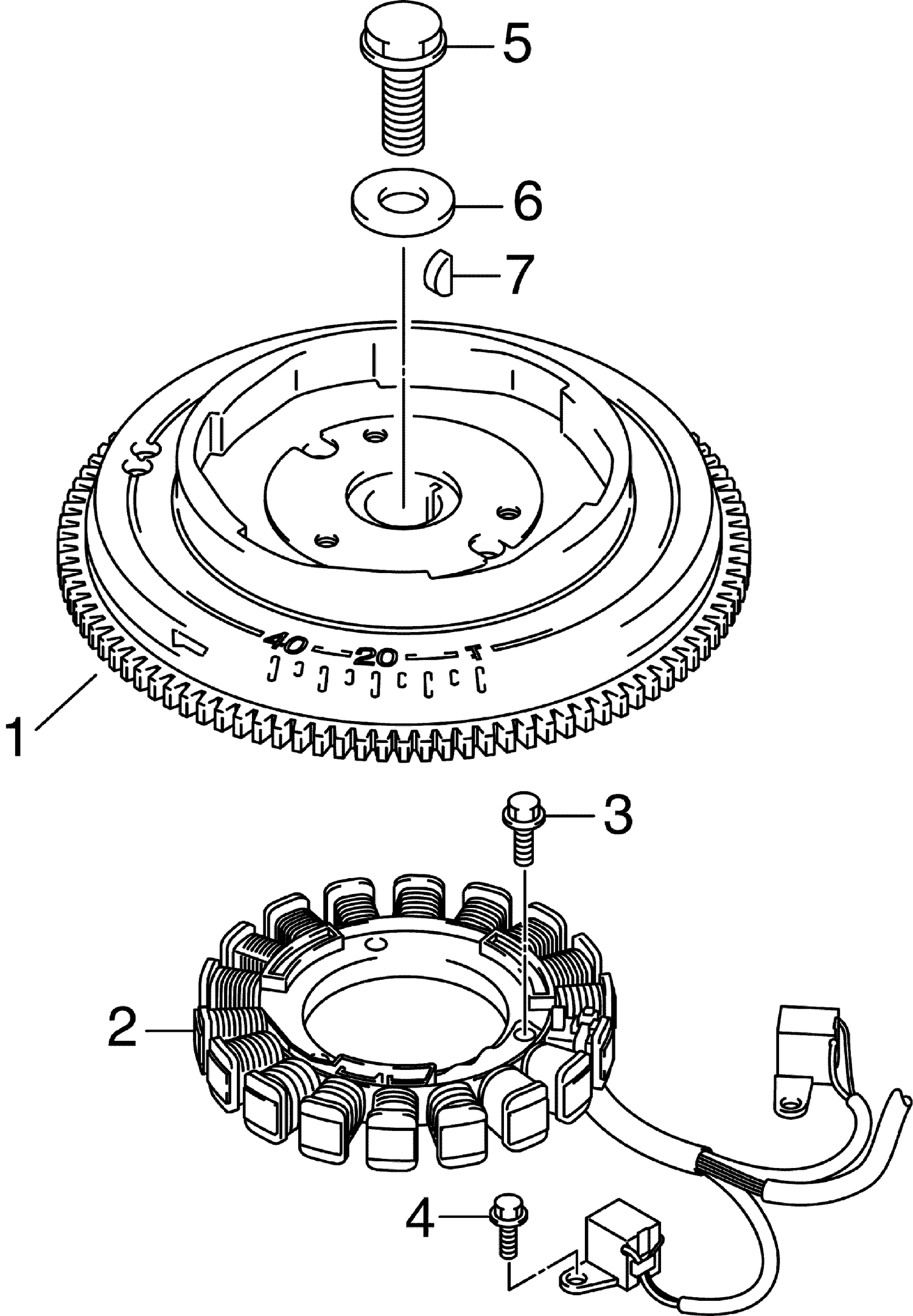 FLYWHEEL & STATOR