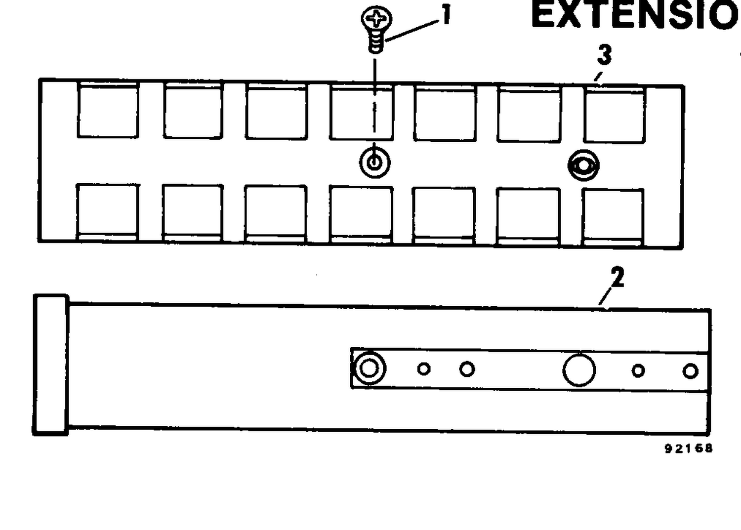 EXTENSION HANDLE KIT 25-35