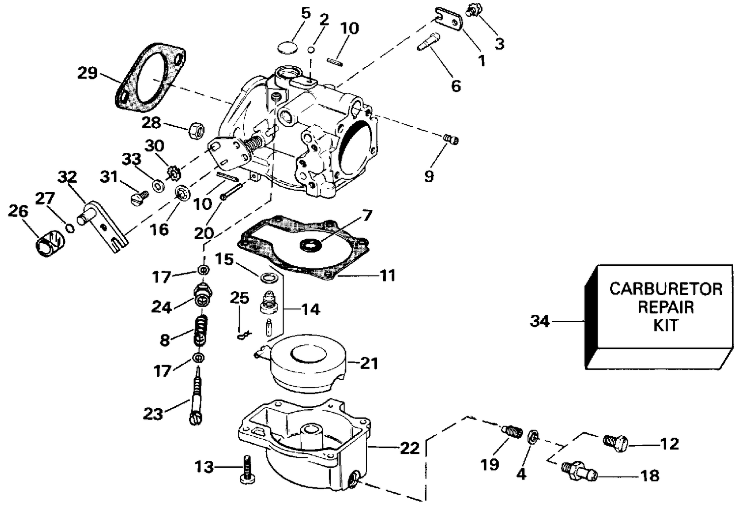 CARBURETOR - ALL 40 MODELS