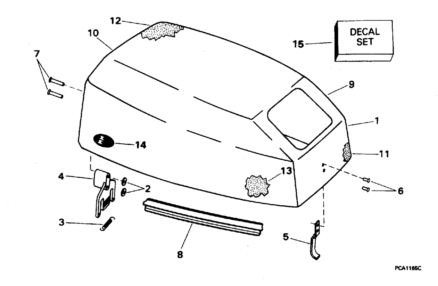 ENGINE COVER - EVINRUDE