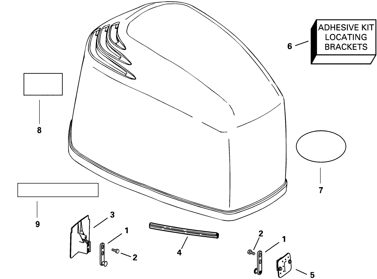 ENGINE COVER - EVINRUDE