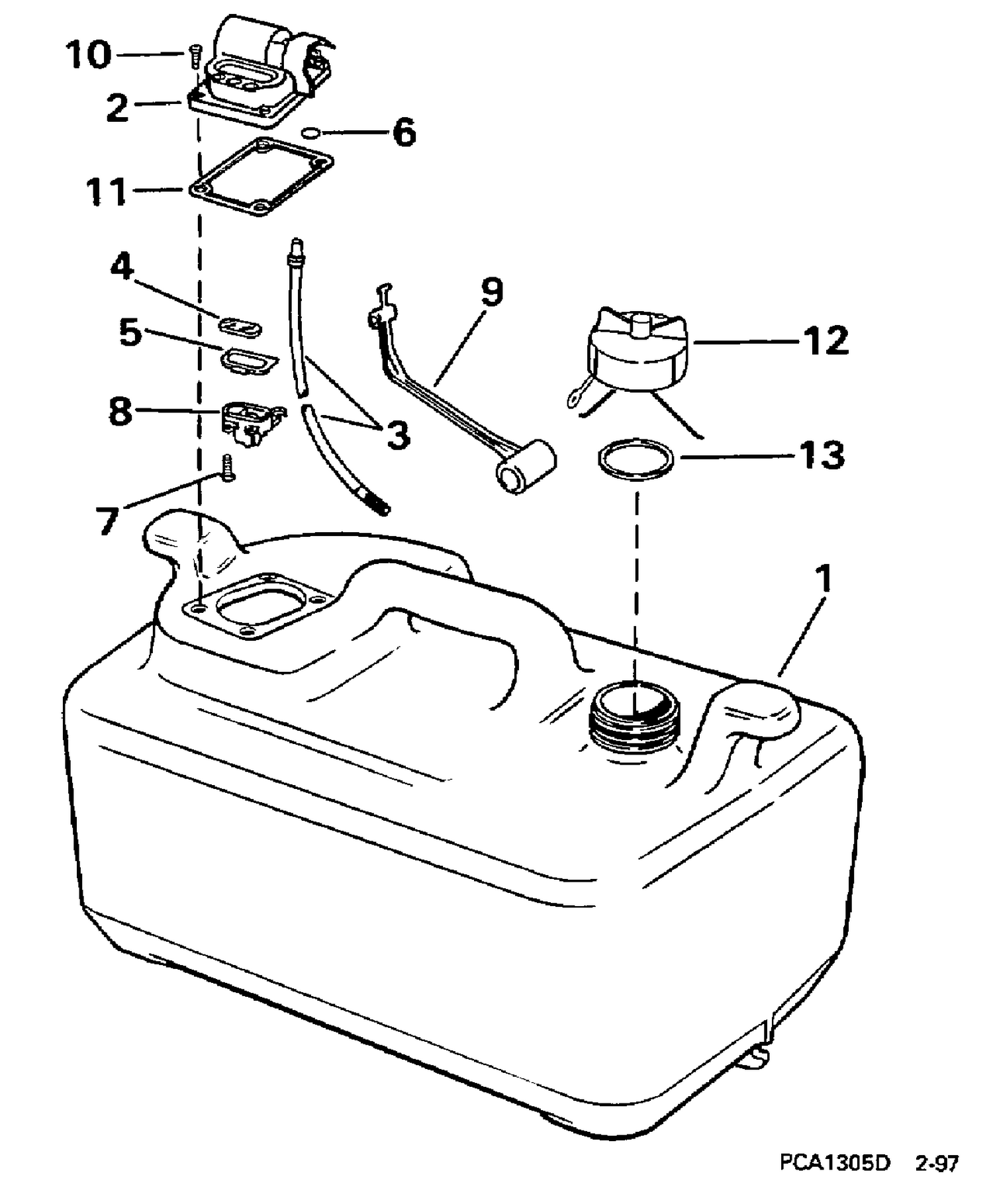 FUEL TANK -- 6 GALLON