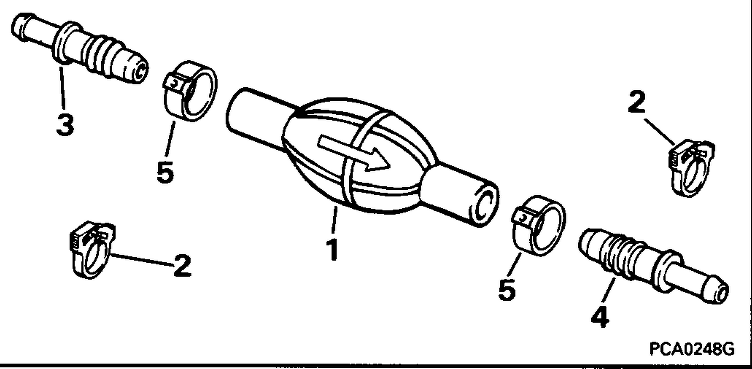 PRIMER BULB KIT - 3/8 IN. I.D. HOSE