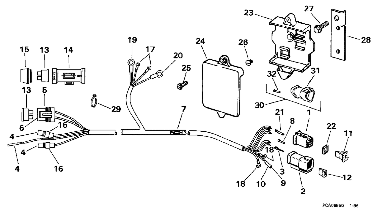 MOTOR CABLE ASSEMBLY