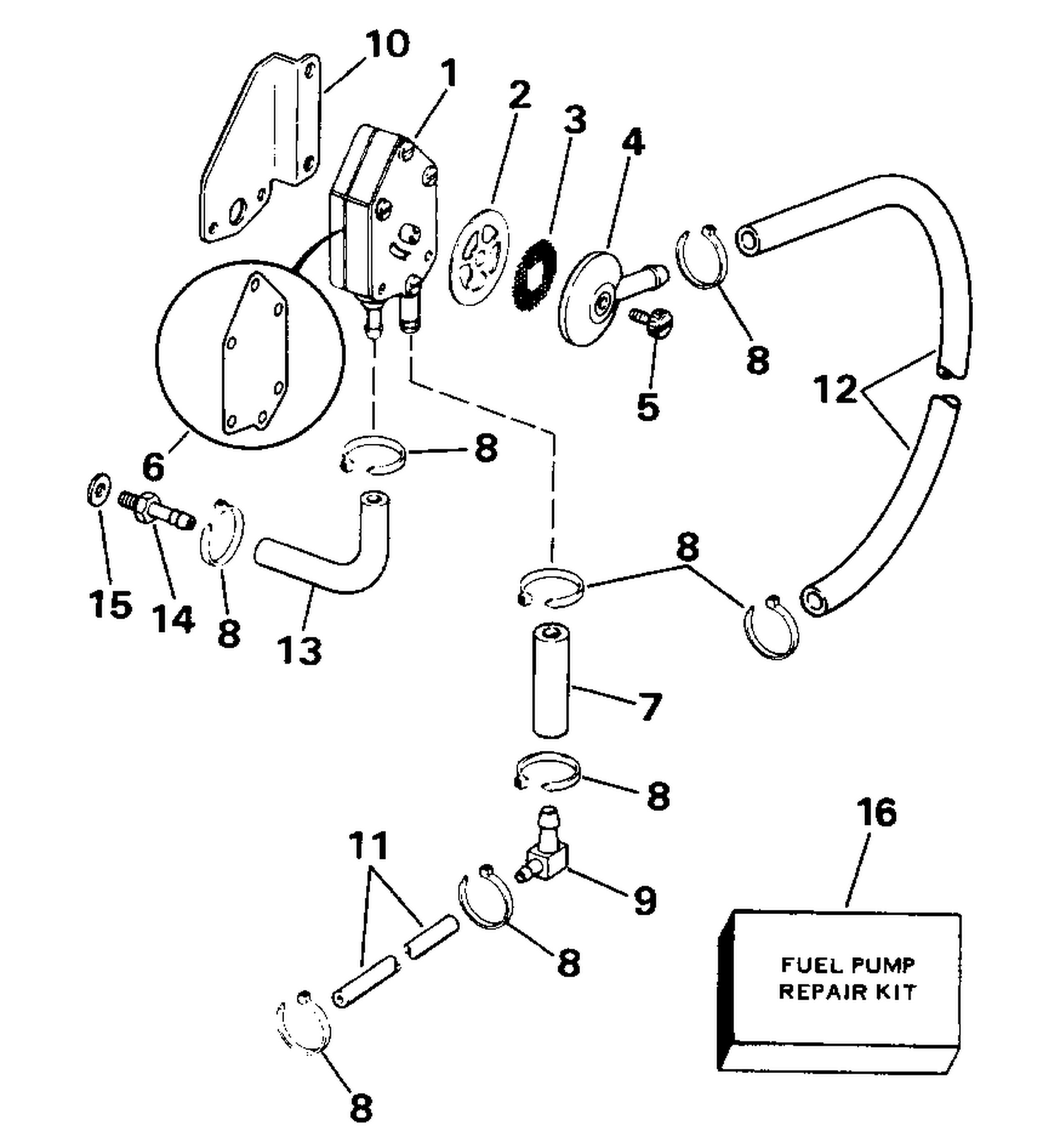 ACCUMIX     FUEL PUMP KIT - 5, 6, 6.5 & 8