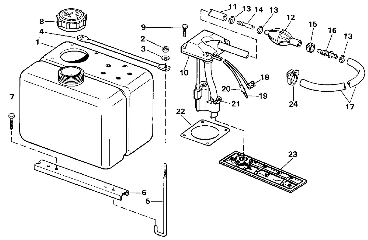 VRO OIL TANK KIT-1.8 GALLON
