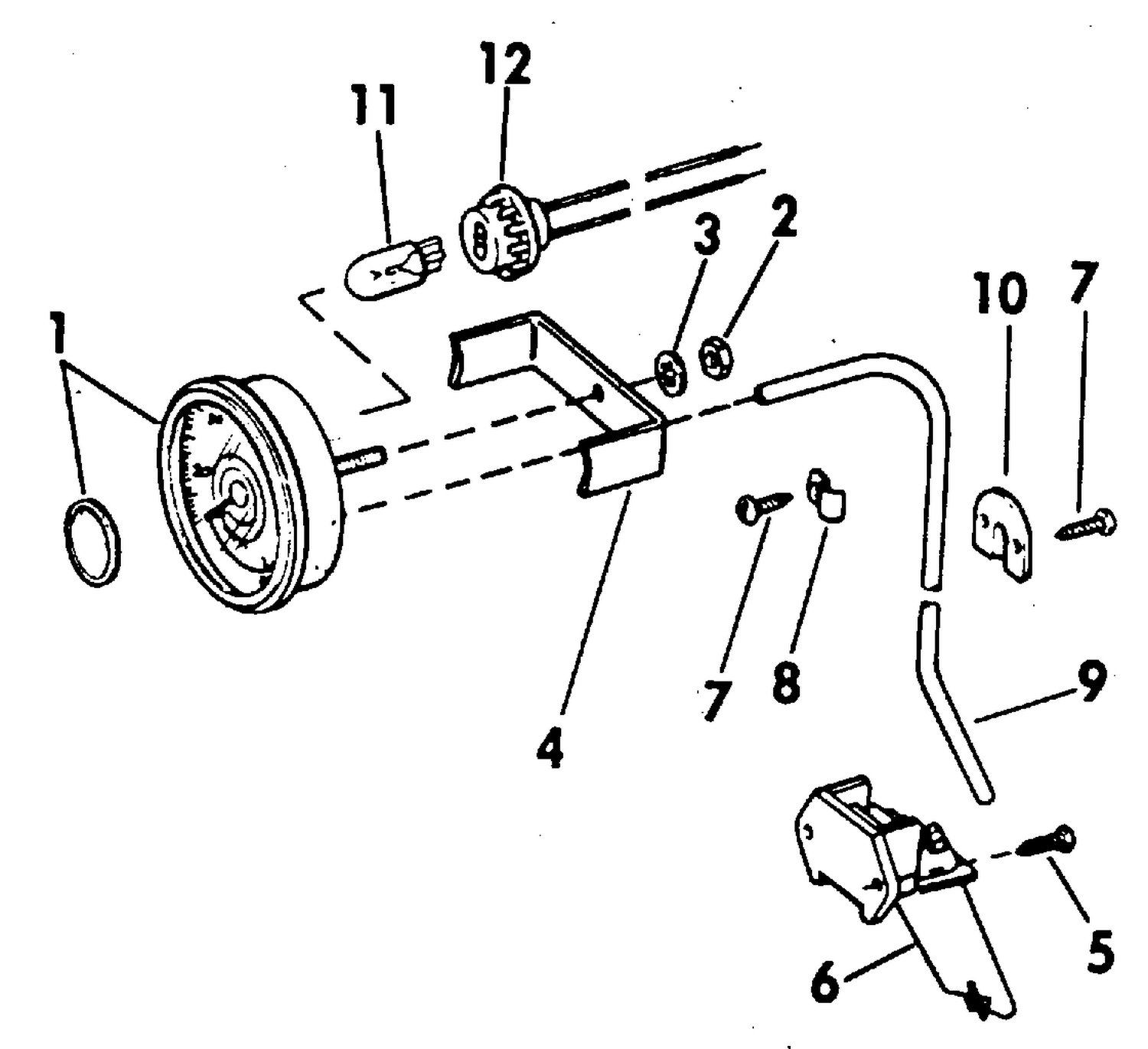 INSTRUMENTS OPTIONAL-ALL MODELS-SPEEDOMETER KIT-FLUSH