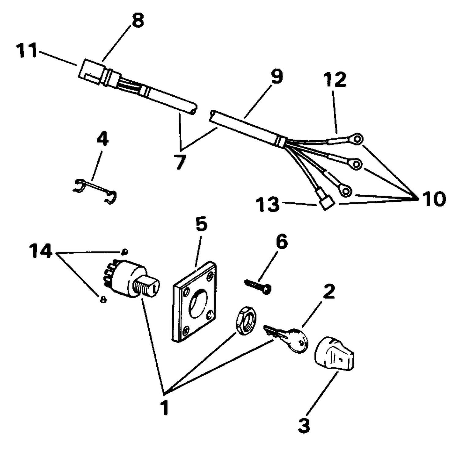 IGNITION SWITCH & CABLE