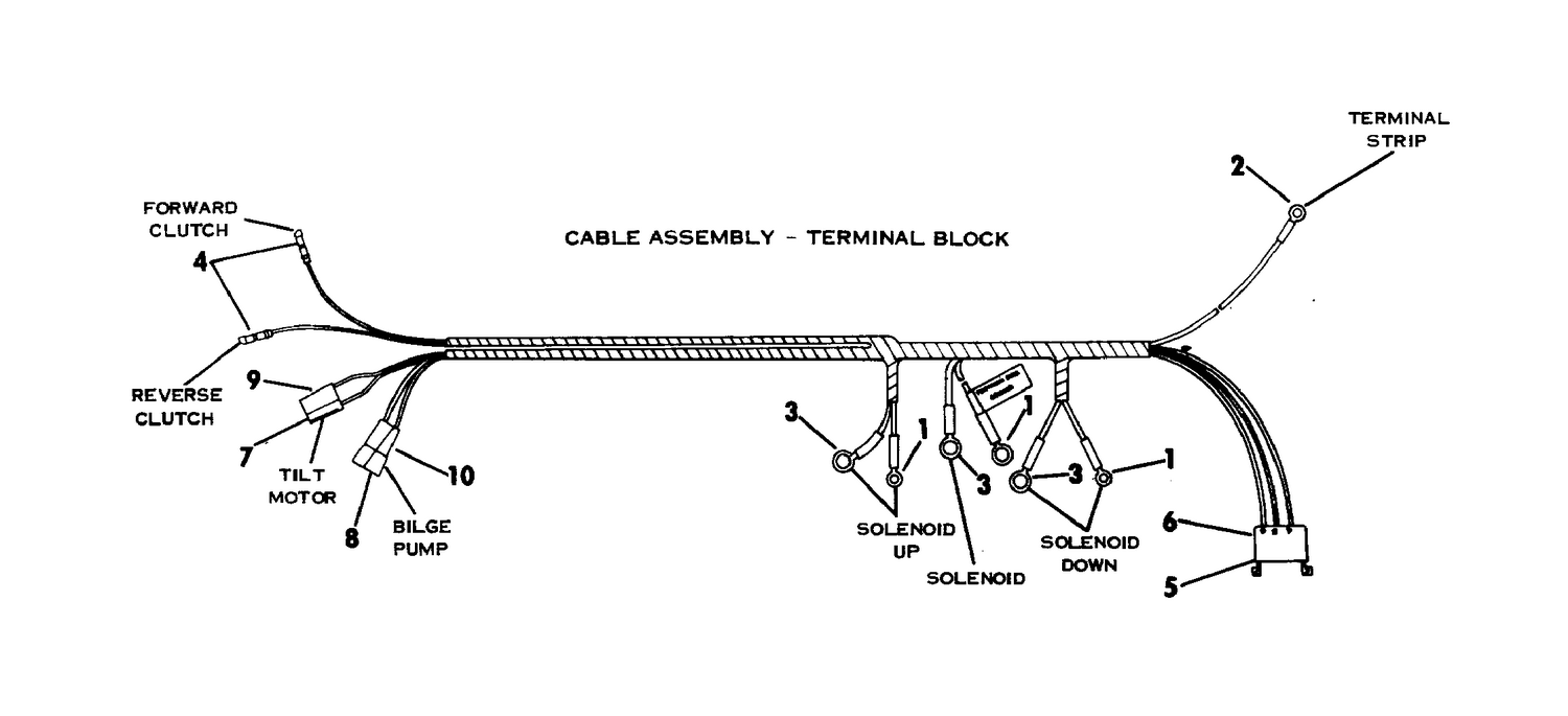 CABLE ASSEMBLY - TERMINAL BLOCK