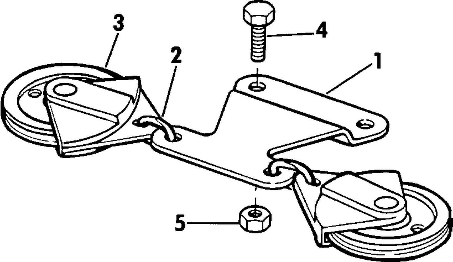 STEERING CONNECTOR KIT - CABLE PULLEY - 20, 25, 30 35