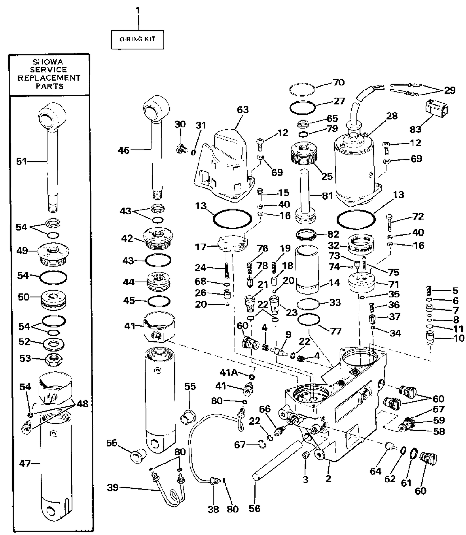 POWER TRIM/TILT HYDRAULIC ASSEMBLY