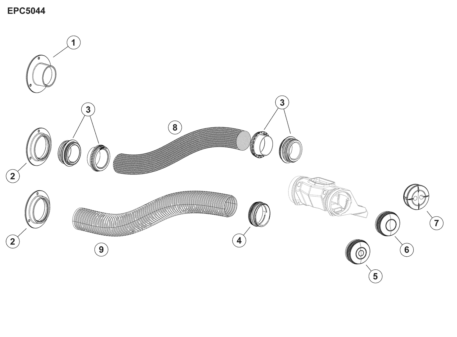 RIGGING HOSE AND FLANGES
